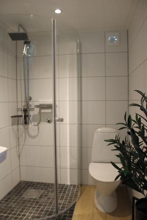 Koupelna v ubytování Apartment Gasstorp Wifi