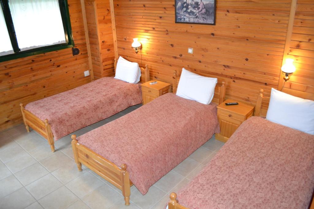 Postel nebo postele na pokoji v ubytování Safari