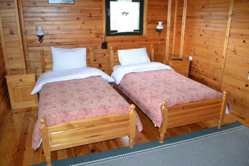 Postel nebo postele na pokoji v ubytování Safari