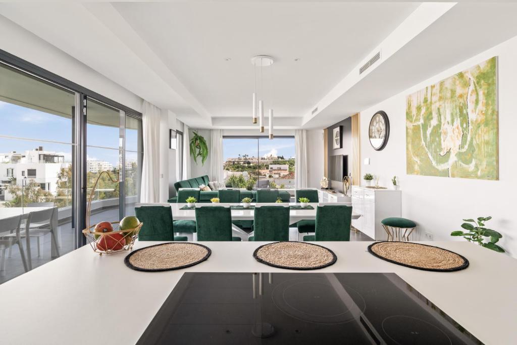 Posezení v ubytování Luxury Apartment Agnieto - The View Fuengirola