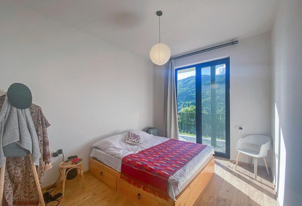 Postel nebo postele na pokoji v ubytování Vacation home Khatosi