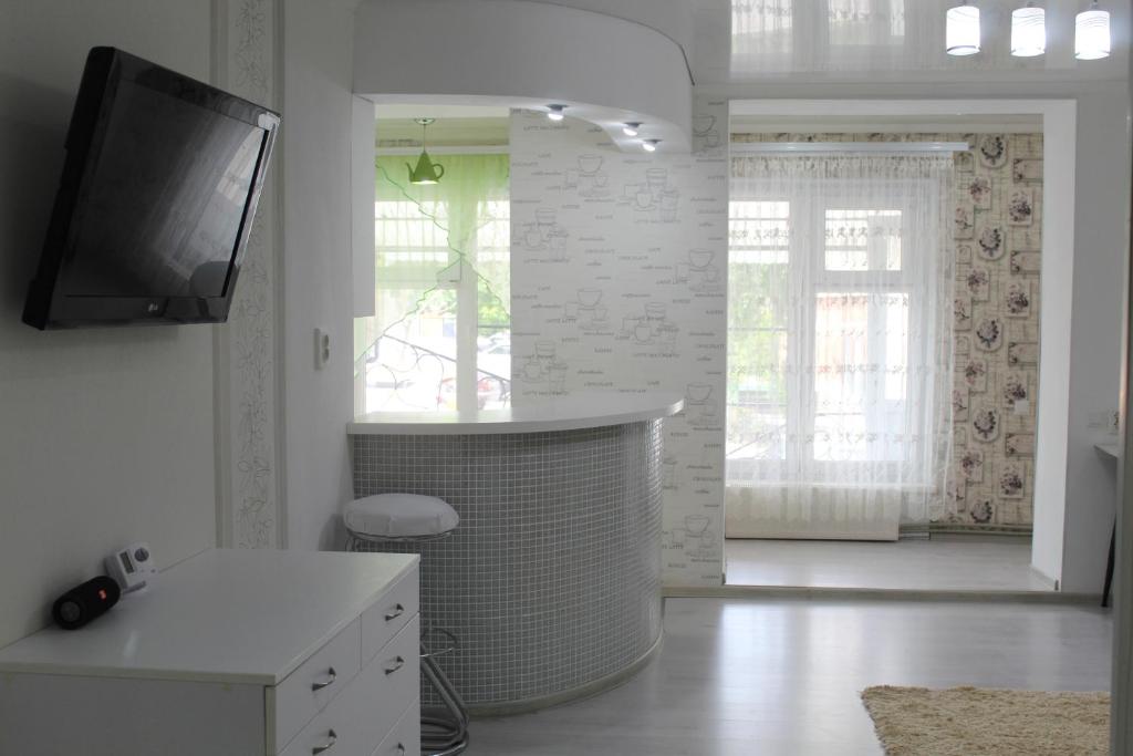 TV a/nebo společenská místnost v ubytování KMOD Studio