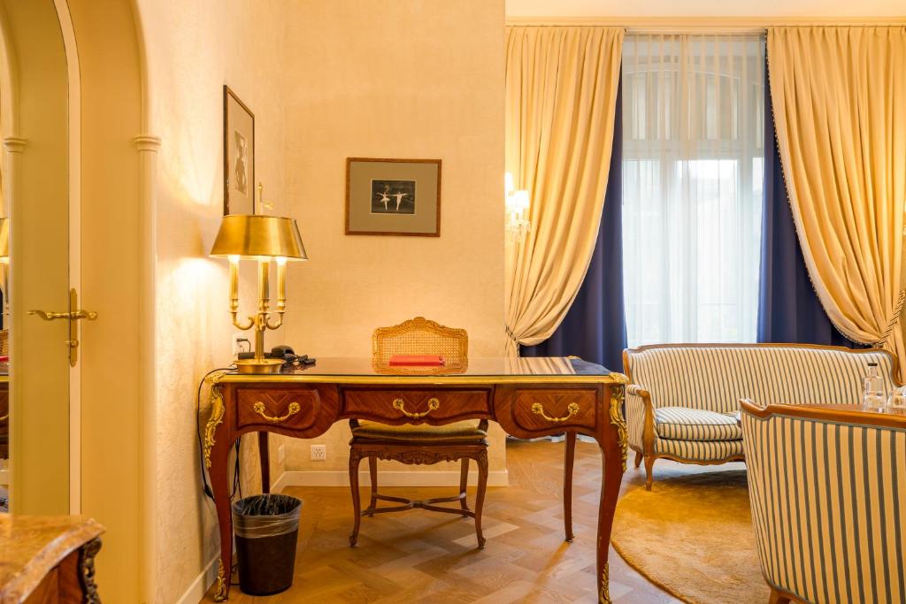 Oleskelutila majoituspaikassa Hotel Europe