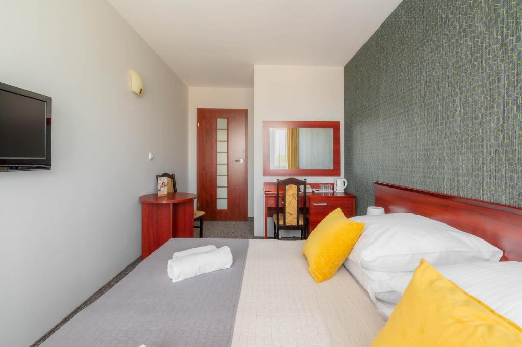 Postel nebo postele na pokoji v ubytování ALKA Sun Resort
