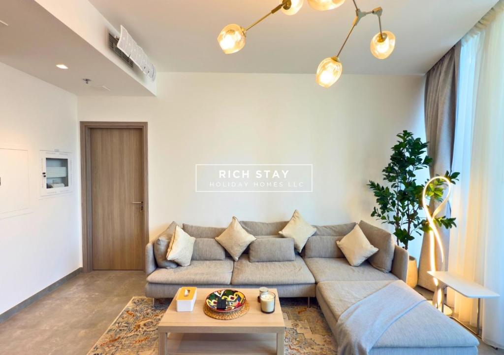 Posezení v ubytování Unique 1BR in Stella Maris,City View,Dubai Marina