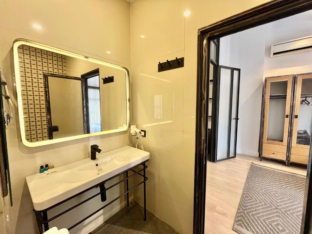 Koupelna v ubytování Fitas Oda Hotel