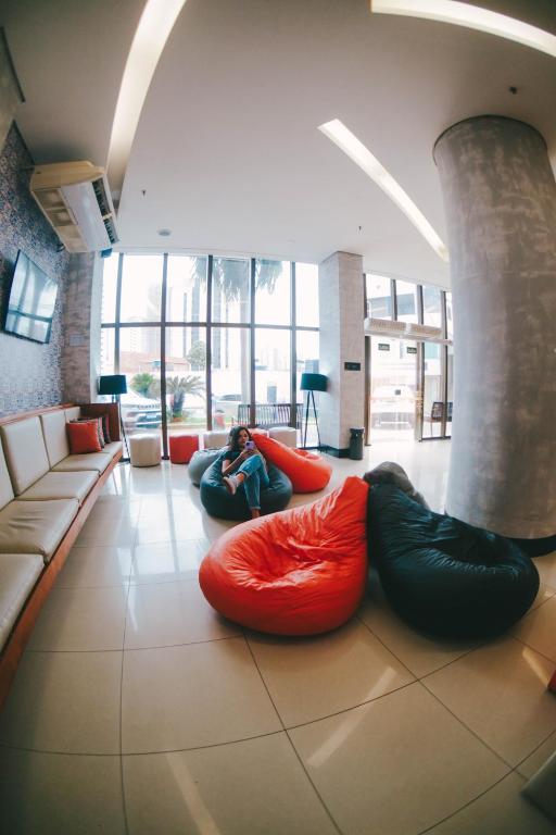 Posezení v ubytování Soft Win Hotel São Luís