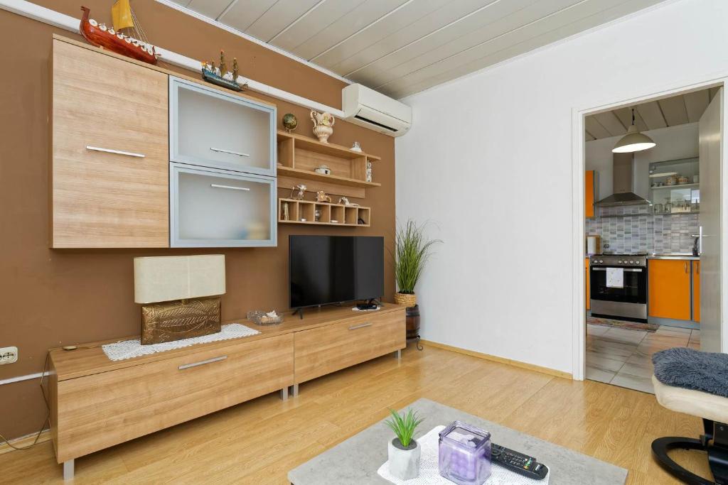 Kuchyň nebo kuchyňský kout v ubytování Apartments Grassi by Rent Istria