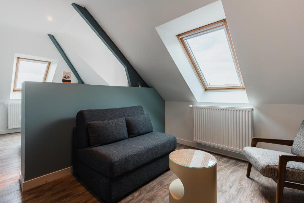 Posezení v ubytování Hôtel Spa De La Citadelle Lorient