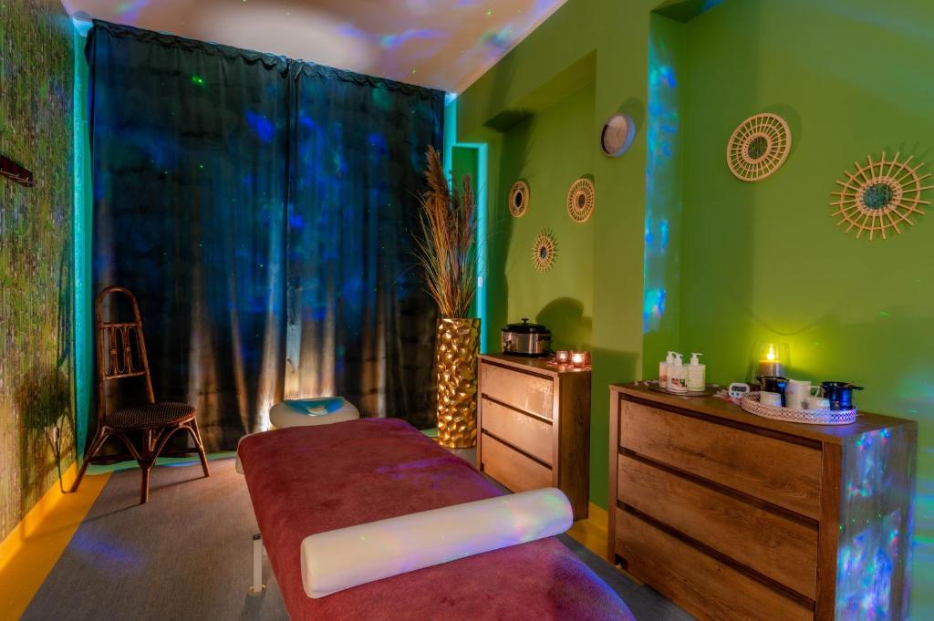 Postel nebo postele na pokoji v ubytování ALKA Sun Resort