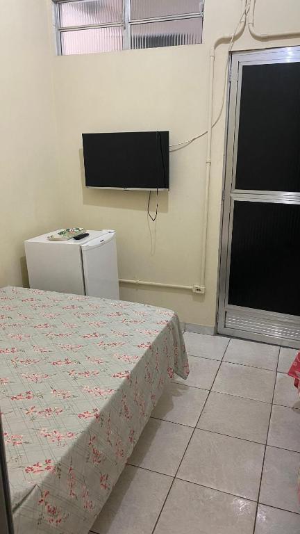 TV a/nebo společenská místnost v ubytování Pousada e Alojamento Engenho de Itaguaí