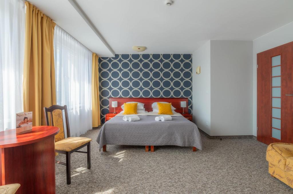 Postel nebo postele na pokoji v ubytování ALKA Sun Resort