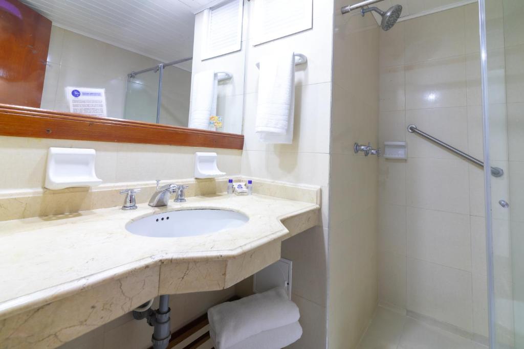 Koupelna v ubytování Hotel Bahia Cartagena