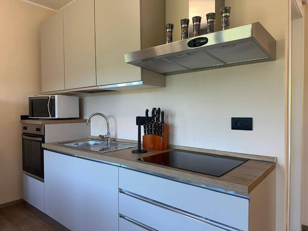 Η κουζίνα ή μικρή κουζίνα στο The Quiet Corner- Lake Como