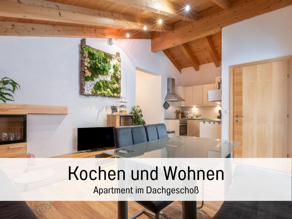 Kuchyňa alebo kuchynka v ubytovaní Elke`s Ötztal Apartments - Nahe Therme, herzlich, stilvoll, aussichtsreich