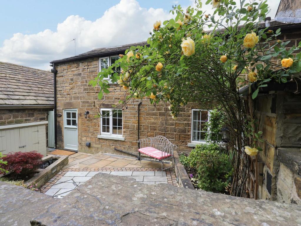 En have udenfor Woodman's Cottage