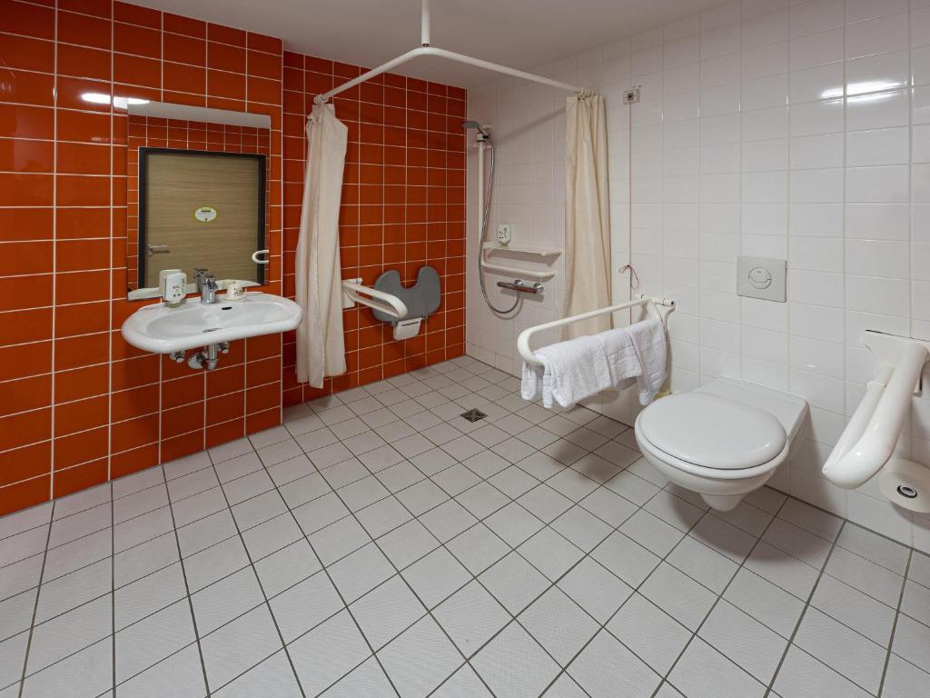 Koupelna v ubytování B&B Hotel Leipzig-City