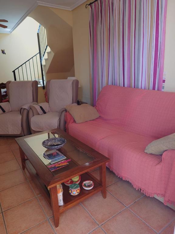 Posezení v ubytování Villas Alandalus