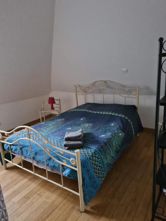 Ένα ή περισσότερα κρεβάτια σε δωμάτιο στο Villa les écluses