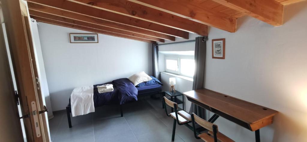 Posezení v ubytování Gîte de Riosset