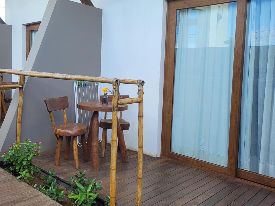 Balkón nebo terasa v ubytování Casa Makaira