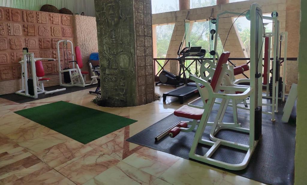Fitness centrum a/nebo fitness zařízení v ubytování Essenzia de Cancun
