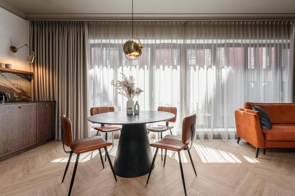 Posezení v ubytování Lavoo Boutique Apartments