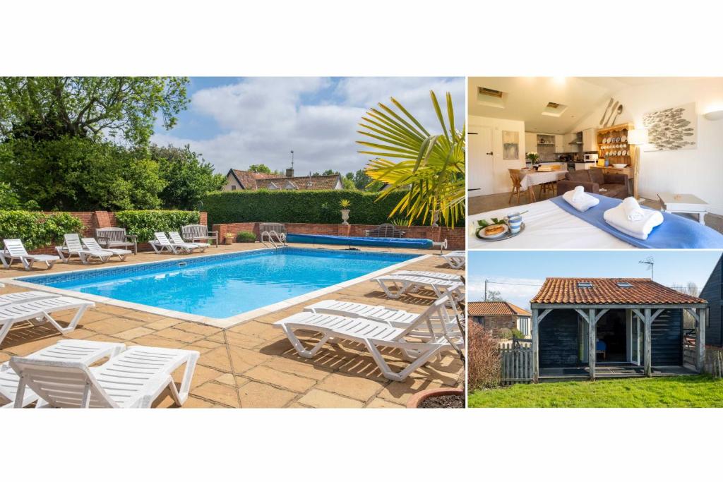 Bazén v ubytování East Green Farm Cottage - Studio Barn - Aldeburgh Coastal Cottages nebo v jeho okolí