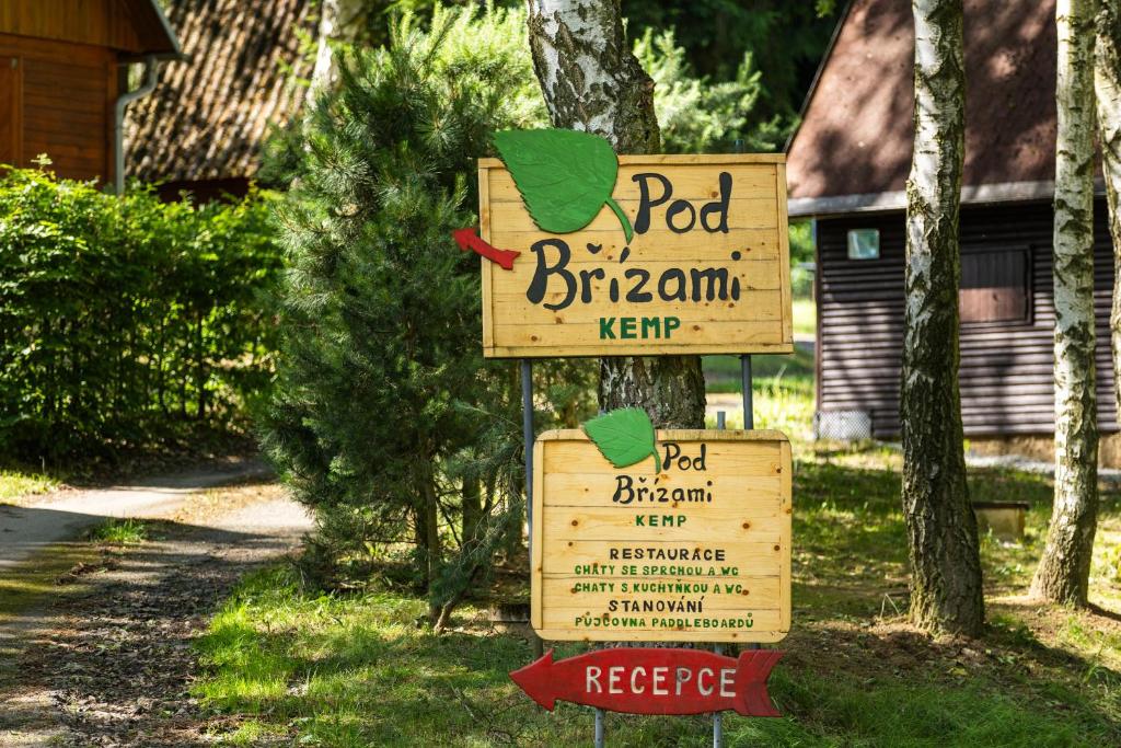 Certifikát, hodnocení, plakát nebo jiný dokument vystavený v ubytování Kemp Pod Břízami