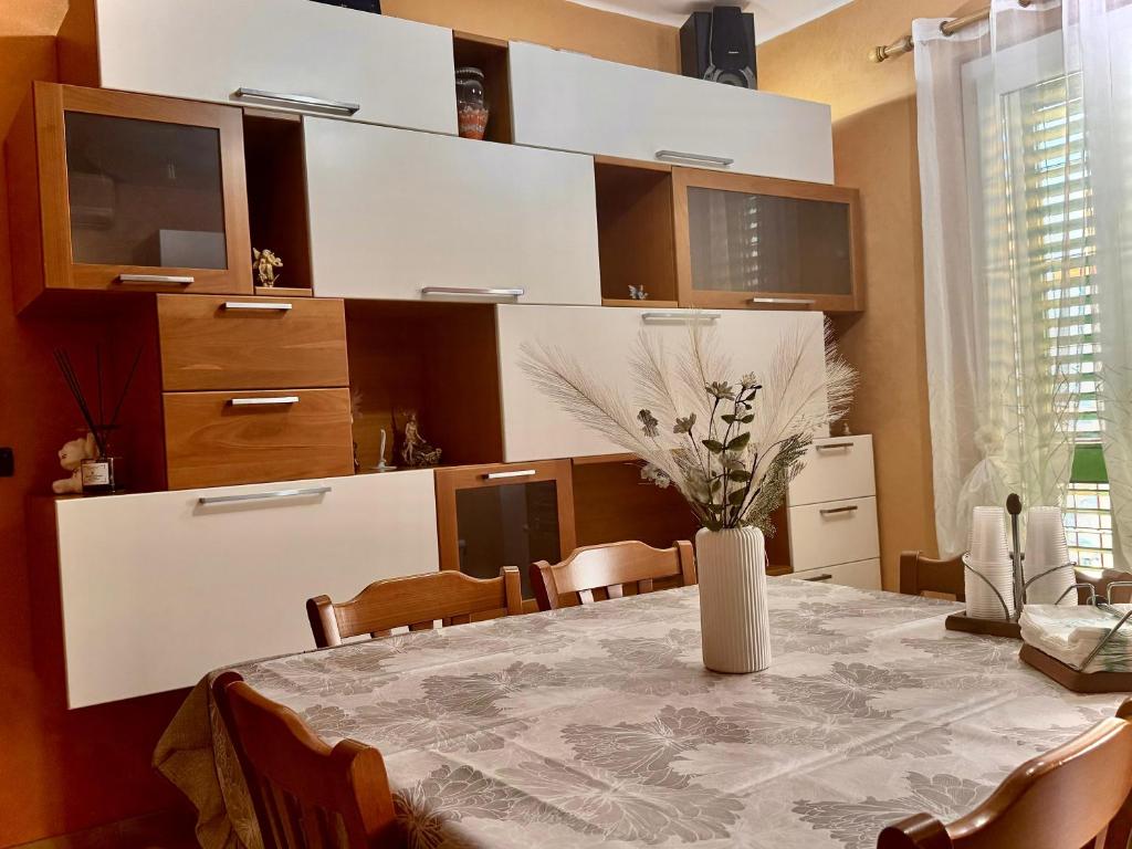 Kuchyň nebo kuchyňský kout v ubytování Appart Madonna dei Martiri