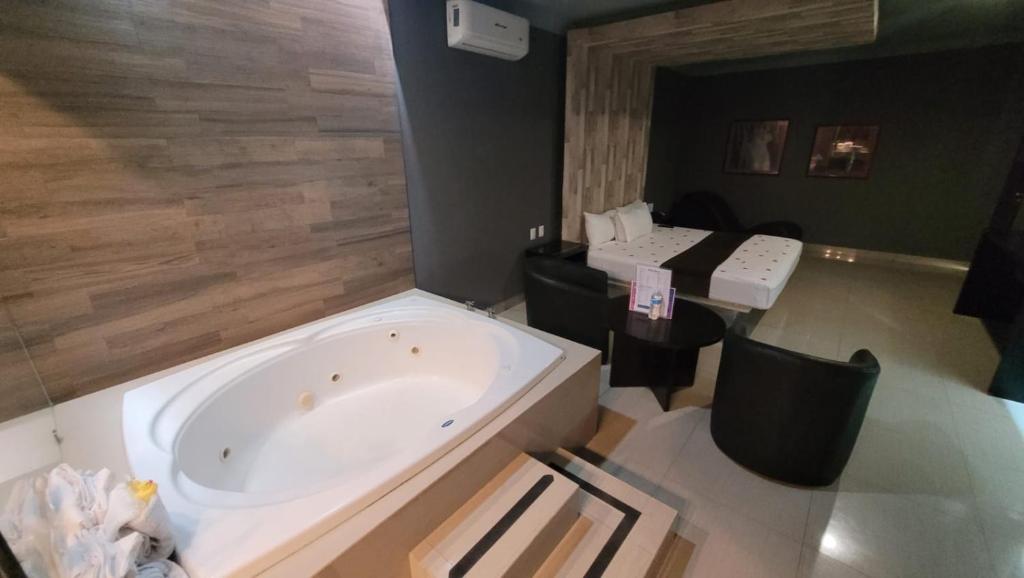 Koupelna v ubytování Motel Real de Queretaro