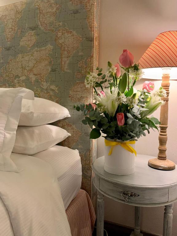 Postel nebo postele na pokoji v ubytování Hotel MasClara