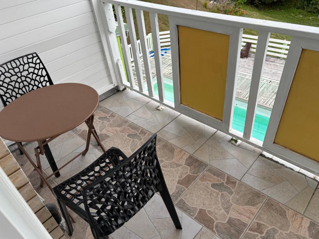 Balkón nebo terasa v ubytování Residence Chez Marraine Maison BERTILI
