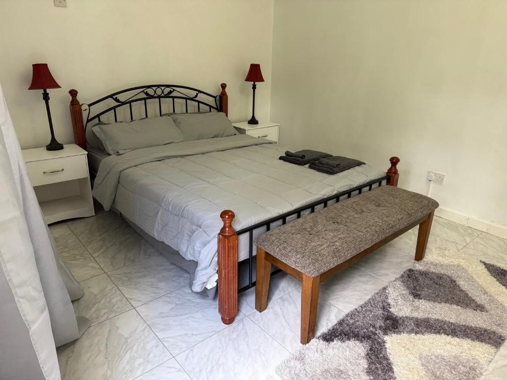 Postel nebo postele na pokoji v ubytování Marisule 7