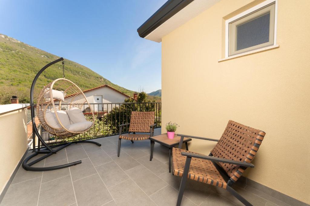 Nespecifikovaný výhled na hory nebo výhled na hory při pohledu z bed and breakfast