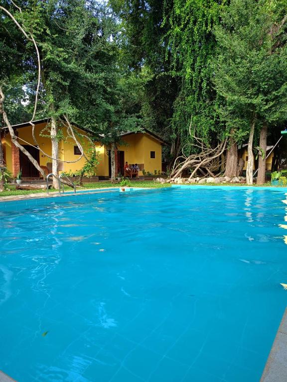 Bazén v ubytování Sigiri Resort nebo v jeho okolí