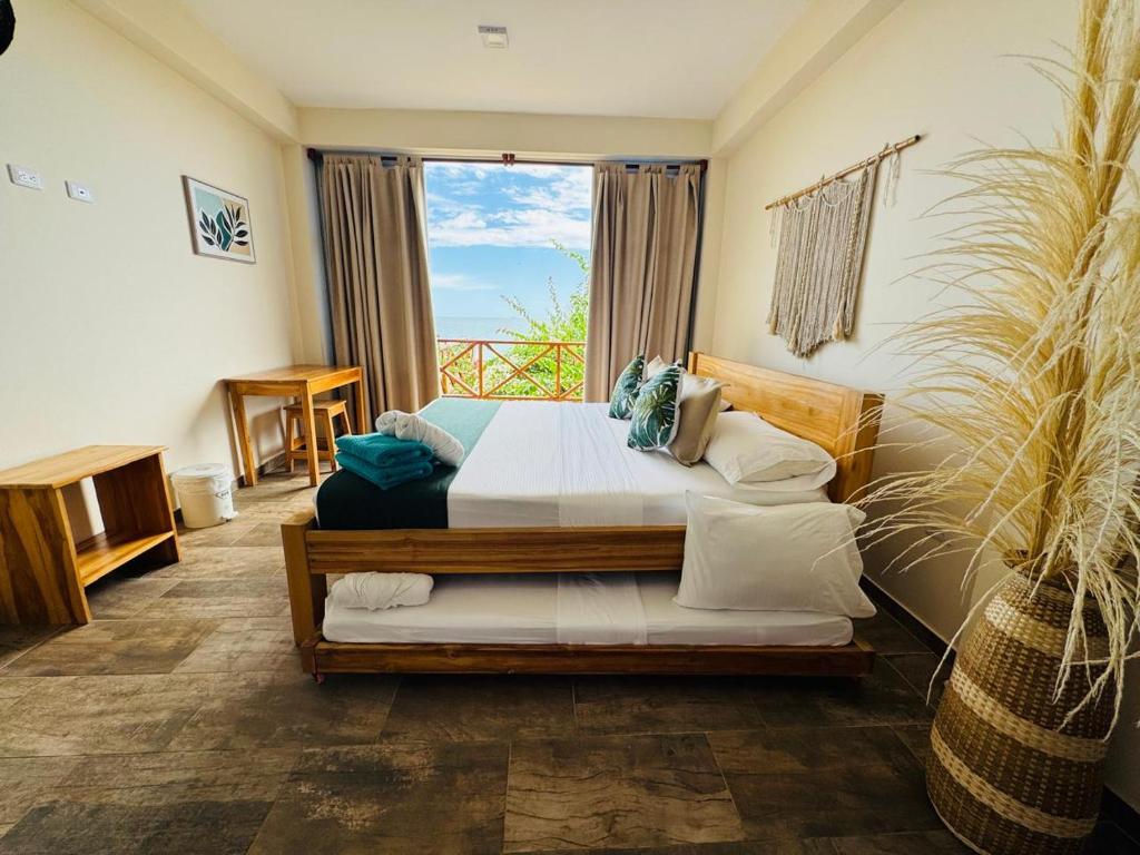Posezení v ubytování Merakai Hostel Rincon del Mar