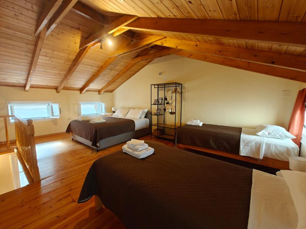 Postel nebo postele na pokoji v ubytování George Apartment