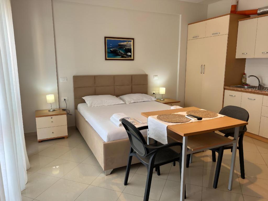 Family-friendly apartment with balcony