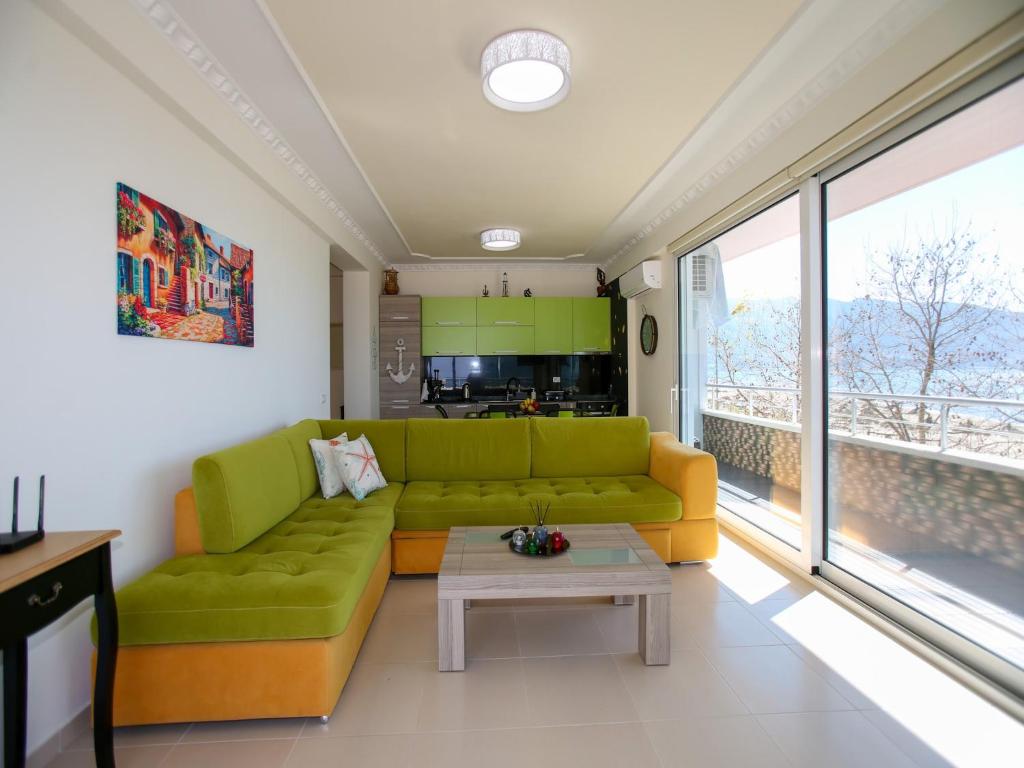 Posezení v ubytování Apartment by Old Beach Vlore