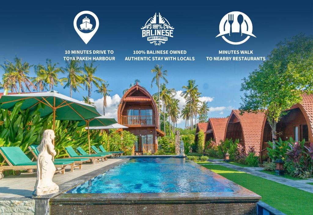 a villa in ubud with a swimming pool at Kukuh Penida Village by Bukit Vista in Nusa Penida