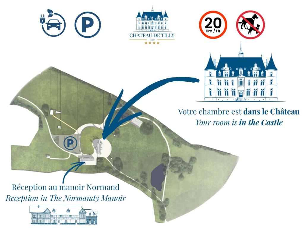 Château de Tilly - Habitación Doble Deluxe