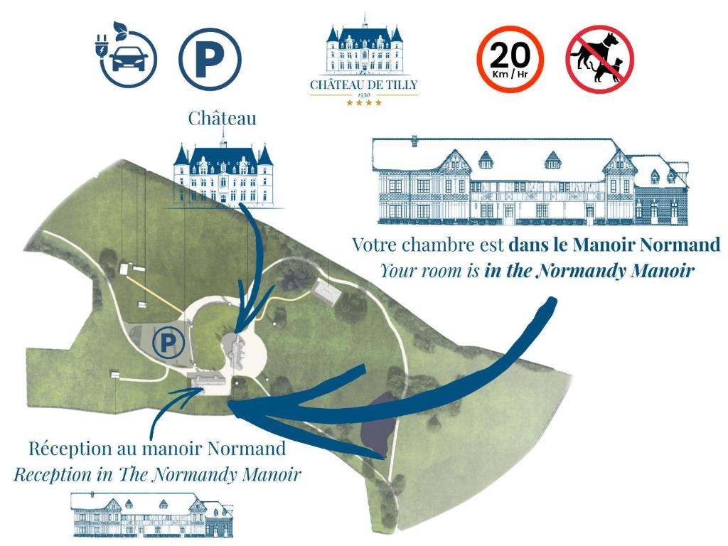 Château de Tilly - Habitación King - Anexo