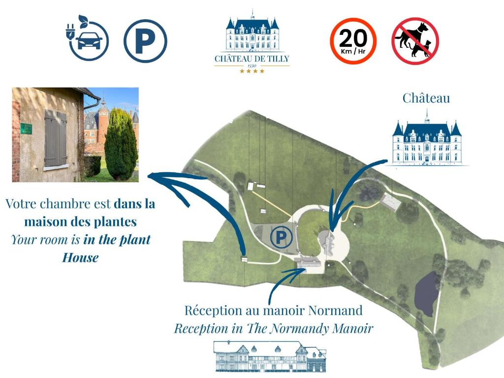 Château de Tilly - Habitación Cuádruple Clásica - Anexo
