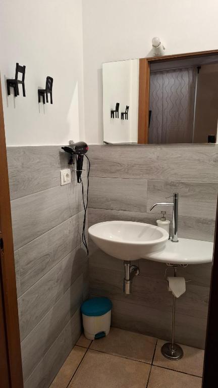 Koupelna v ubytování B&B SUPERFAST