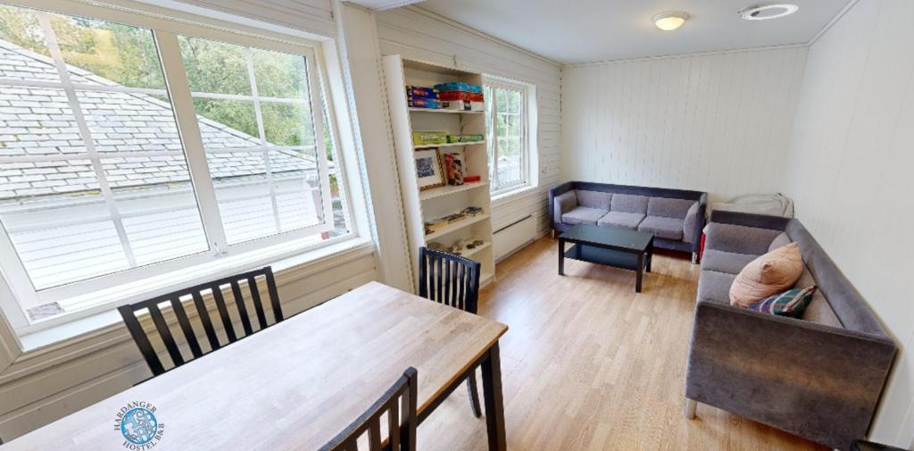 Posezení v ubytování Hardanger Hostel B&B