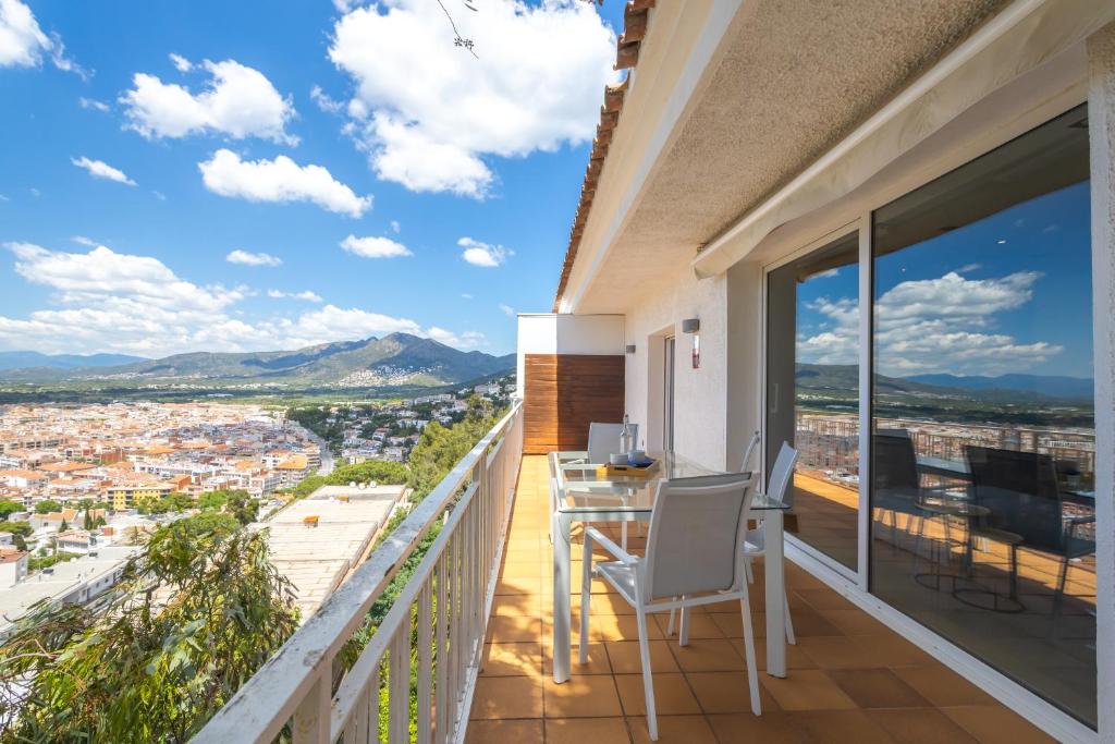 Nespecifikovaný výhled na hory nebo výhled na hory při pohledu z apartmánu