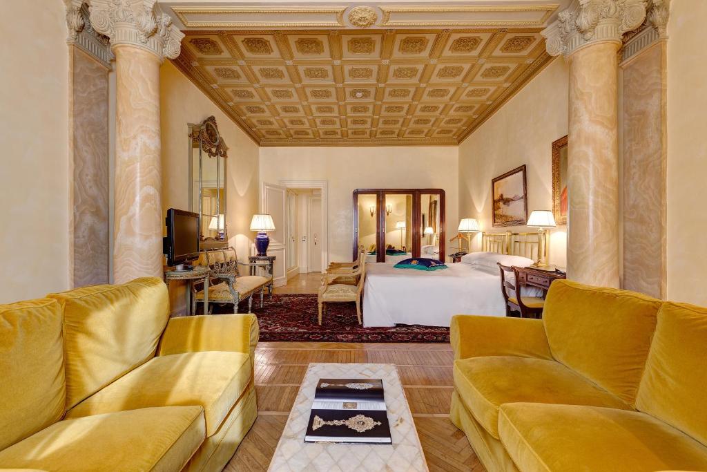 Posezení v ubytování Grand Hotel Plaza