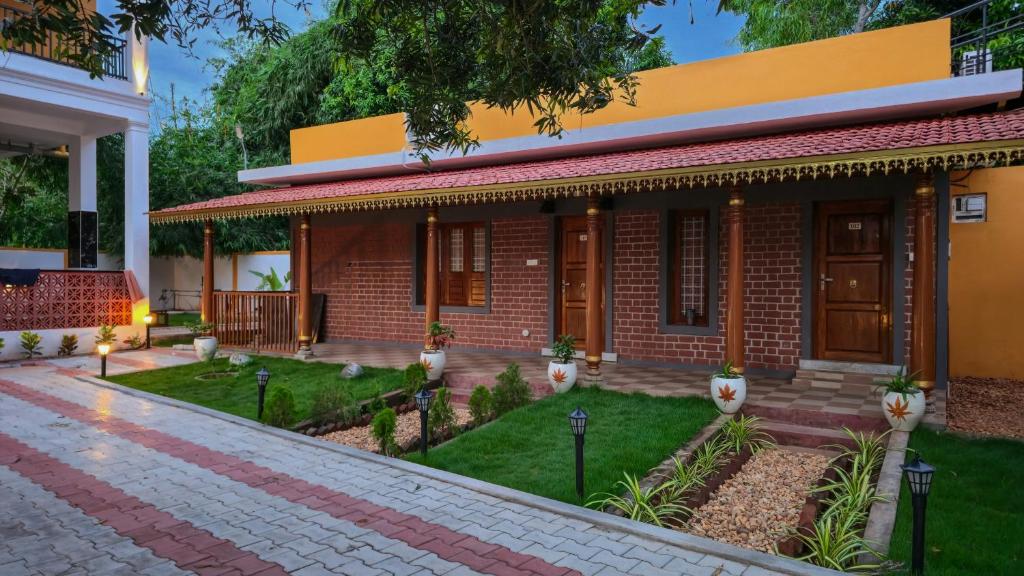 Zahrada ubytování De Asian Resort Pondicherry