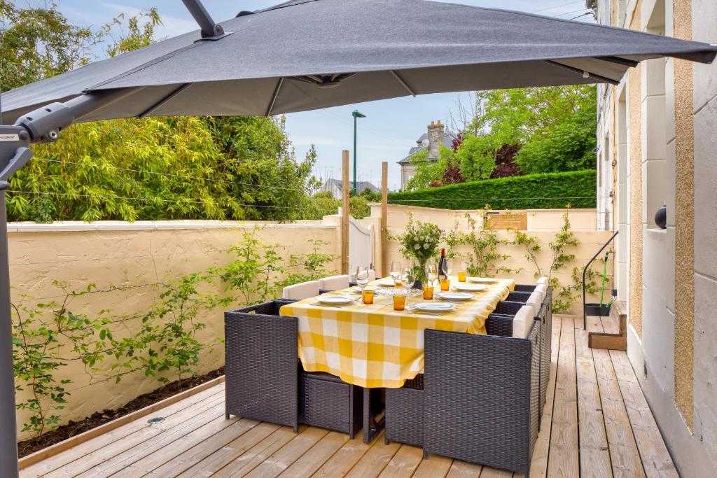 Gallery image of Adorable maison de 75m2 avec grande terrasse et barbecue - 3 chambres in Touques